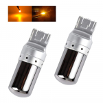 Futwod T20 LED, &Uuml;ksik, Suunatuli, Stealth pirn, Kollane, 7440 W21W WY21W Stealth, Kroom, T20 Single 7440 W21W WY21W oranž