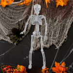 Halloween Decoration Hanging Skeleton 15.75 inch Collectible Decorative Pendant Poseable for Patio