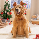 Koerariided S&uuml;gis ja Talv J&otilde;ulud Kuldne retriiver Husky Kahejalgsed Keep Keskmised ja Suured Koerad Lemmikloomariided 3XL (recommended weight 20-15kg) brown