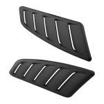 2 tk universaalne ABS-plastikust must auto esiosa kapoti kate tuulutusava Ford Mustangile