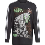 adidas x KoRn Pikkade varrukatega s&auml;rk Must Unisex Streetwear IW7523 XS