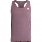 Adidas Adizero Jooksutank Top Kiiresti kuivav Varrukateta Spordivest Meeste Topid Hall Lilla IW6636 XS