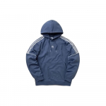 Adidas Originals Rekive Logotr&uuml;kiga Triibuline Vabaaja Kapuutsiga S&auml;rk Meeste Kapuutsid Sinine HK7311 M