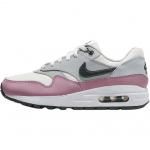 Nike Air Max 1 GS Summit White Pink Laste tossud Wolf-Grey Dark-Smoke-Grey DZ3307-115 35.5