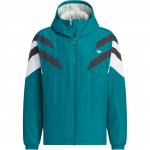 Adidas Originals Vintage Ma Jakk Retro Kapuutsiga Mugav Lapitehnika Vabaaja Jakk Meeste Jakk Sinine Valge JJ4970 L