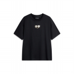 Li Ning Spordielustiili Seeria High Street Ameerika Vintage Seljaprindiga &Uuml;mar kaelus Vabaaja L&uuml;hikeste varrukatega T-s&auml;rk Unisex T-s&auml;rgid AHSU679-4 S