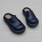 Moodsad korterid naistele sussid platvormiga vabaaja slingback muulad kingad hubased naiste sandaalid suvi 2025 uue kaubam&auml;rgi jalutusk&auml;igud Zapatos De Mujer 35 must