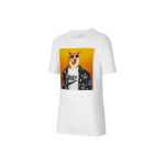 Nike T-s&auml;rk P&auml;ikeseprillid Shiba Inu Prindiga Spordiklassika L&uuml;hikeste Varrukatega Laste Topid CT4567-100 XL