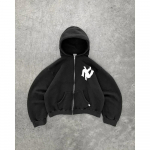 ZYLLO Harajuku Retro Uus Mustriga Tr&uuml;kk Avaneva Lillega Kampsun Kapuutsiga Kampsun Y2K Street Hip-Hop Vabaaja Lahtine Sweatshirt Paari &Uuml;laosa XXL
