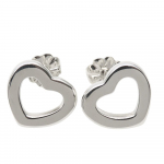 Used TIFFANY&Co. Pierce heart Silver925/14 white gold 3.0g Silver Accessories