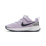 Nike Revolution 6 Mugavad libisemiskindlad l&ouml;&ouml;ki summutavad vastupidavad madalad laste jooksujalatsid Laste toss Lilla DD1095-500 34