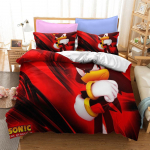 Sonic Kolme Seeria, Kolmeosaline Voodipesu Kodutekstiili Komplekt AU Double 180x210cm
