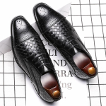 Moodsad Meeste Kootud Nahast Kingad Meeste Klassikalised Vintage Derby Kingad Brogue Kingad Meeste Paeladega &Auml;ri Kontori Peo Pulma Kingad 6