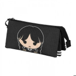 Trousse Triple - Mercredi Cute - Gris - Taille Unique hall