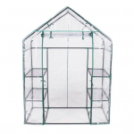 Kasvuhoone plastikust kokkupandav l&auml;bipaistva kattega lilleline bonsai taimekaitsev kasvutelk