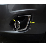 Auto esiosa eesmise udutule laterna raami kleebis Kulmude ABS kroomi katte trimmi kleebis Mitsubishi ASX 2013 2014 2015 2016 2017 jaoks 2pcs