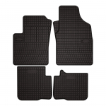 Dywaniki samochodowe gumowe do: Fiat Panda III Hybrid hatchback (2020-) - czarne, dopasowane