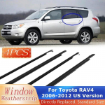 Window Weatherstrip For Toyota RAV4 2006-2012 US Version Outer Glass Sealing Rubber Strips Belt Trim (Check Size before buy)