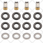 Fuel Injector Service Repair Kit Filters Orings Seals Grommets For n Car OEM F01R00M014 4 SET