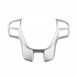 ABS Automotive steering wheel decorative cover patch For Ford Ranger Everest Endeavour 2015- car Accessories Upgrade silver