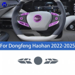 For Dongfeng Haohan -2025 Car interior center console protective sticker interior decorative strip TPU protective sticker Right-hand drive