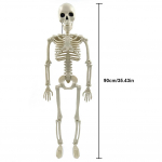 40-170cm liigutatav t&auml;issuuruses inimluuker Halloweeni &otilde;udusanatoomia liigutatava pealuuga luuker Halloweeni kaunistus peo rekvisiit