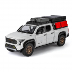 1/24 Toyota Tacoma maastiku-SUV sulamist valatud mudelauto heli ja valgusega t&otilde;mmatav laste m&auml;nguauto s&uuml;nnip&auml;evakingitused poistele lastele valge