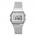 Casio Vintage Digitaalne Roostevabast Terasest V&otilde;rk K&auml;ev&otilde;ru Kvarts A158WEM-7 Unisex Kell h&otilde;be