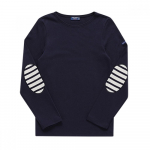 St. James 0844 Merev&auml;e Ecru Merev&auml;gi Meridian Moodne Triip K&uuml;&uuml;narnukilapp Avalik Pikkade Varrukatega T-s&auml;rk 0844 NAVY ECRU NAVY (XS)