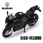 MSZ 1:18 Suzuki GSX-R1000 baas-alumiiniumvalu auto mootorratta mudel, m&auml;nguasi kingituseks, valu-staatiline mootorratta mudel