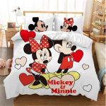 J&otilde;ulud Mickey Minnie Hiire Voodipesu Komplekt Multikas Lastele Poistele T&uuml;drukutele T&auml;iskasvanutele Tekikott J&otilde;ulukingitus S&uuml;nnip&auml;evakingitus EU Single(135*200cm)3pcs black