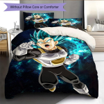 Vegeta Dragon Ball Multikakujuline Voodipesu Kodu Dekoreerimine S&uuml;nnip&auml;evakingitus (1 * tekikott + 2 * padjap&uuml;&uuml;ri, ilma s&uuml;damikuta) 135x200cm