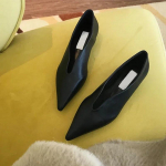 Trendikad Naiste Kingad Madalad Sandaalid Suvi Uus Terava Otsaga Retro Oxford Kingad Mules Vabaaja Daamide Kingad K&otilde;ndimiseks 35 must