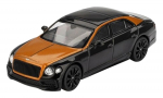 Sunrich MINI GT M&otilde;&otilde;tkava Bentley Flying Spur Neptuunoranž Valmis Mudel 1/64 Leek/Oon&uuml;ks (Vasakpoolne rool) MGT00991-BL