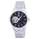 Renoveeritud Orient Open Heart Automaatne FAG03002B0 TAG03002B0 Meeste k&auml;ekell must
