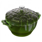 Cocotte - STAUB - Cocotte 22 cm - Artichaut - Fonte &eacute;maill&eacute;e - 3 L