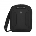 Victorinox Werks Traveler Crossbody kott tahvelarvuti lukuga &otilde;lakott 7L Antibakteriaalne &Auml;ri Must 7.0 11-tollised tasku, tasku, rihm, maht,