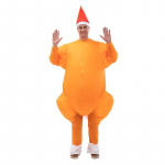 T&auml;ispuhutav kost&uuml;&uuml;m L&otilde;bus t&auml;ispuhutav cosplay komplekt Pruun kalkun T&auml;ispuhutav kost&uuml;&uuml;m T&auml;iskasvanute Halloweeni naljakas riietus one size