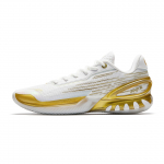 Anta Zap 3 Cushioning, Wear Resistant Low top Basketball Shoes Men's White Gold 912611110S-2 42