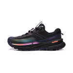 Li Ning Outdoor CF Tracing, Xingchuan 2 Cushioning Abrasion Resistant Rebound Low top Hiking Shoes Unisex Black AHTW003-5 42