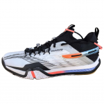 Li Ning Saga PRO Cushioning, Wear Resistant Low top Badminton Shoes Unisex White AYAV011-1 43
