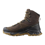 SALOMON Gore Te QUEST ELEMENT Comfortable Slip Resistant Abrasion Resistant High top Outdoor Shoes Men's Coffee Brown L47216100 45⅓ black