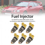6 tk k&uuml;tusepihusti 1001-87091 Sobib Denso 650CC Sobib Toyota Supra JZA80 2JZGTE 2JZ