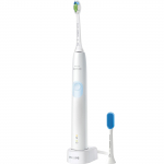 Philips Sonicare ProtectClean Elektriline Hambahari Plus Keelevalgendusega Hele Sinine (Valge puhastusaine) HX6809/71 valge