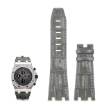 Esimene kiht veisenahast k&auml;ekella rihm 28 mm pandlaga AP rihma jaoks Audemars Pigueti rihma jaoks 42 mm Royal Oak Offshore rihma tarvikud 28mm&Without Buckle hall