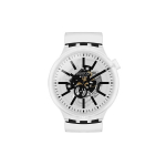 SWATCH Naiste 47mm Skelettkell SO27E101 SO27E101 Black White Watch Dial