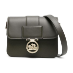 Longchamp Box-Trot Kuldne Logo Klapp Magnetiline Sulgur Peamine Sahtel V&auml;ike Vasikanahast &Otilde;la Crossbody Kott Naiste kotid Oliiviroheline 10174HAU892 Basic Set (Bag+Dust Bag)