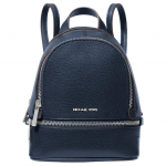 Michael Kors Rhea Disain T&otilde;mblukuga Sulgemine Nahast Mini Seljakott Naiste seljakotid Sinine 35T5SRAB0L Basic Set (Bag+Dust Bag)