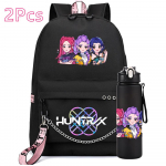 2 tk/komplekt Anime Armas Kpop Prindiga Seljakott 750 ml veepudeliga Teismelisele T&uuml;drukule Poisile Koolikott Laste Kingitus Suure Mahutavusega Veekindel Reisikott