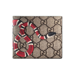 Gucci Double G logo korallmao muster l&uuml;hike volditav l&otilde;uendist kaarditasku m&uuml;nditaskuga meeste rahakott eebenipuu beež pruun 451266-K551N-8666 Basic Set (Bag+Dust Bag)